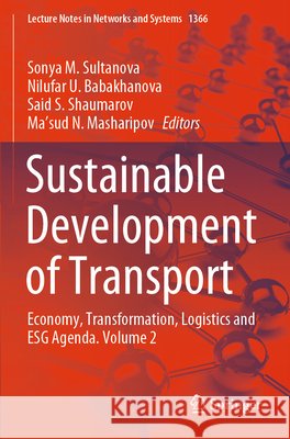 Sustainable Development of Transport  9783031888489 Springer Nature Switzerland - książka