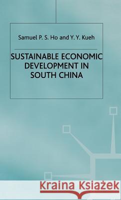 Sustainable Economic Development in South China  9780333772805 PALGRAVE MACMILLAN - książka