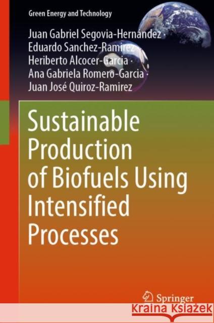Sustainable Production of Biofuels Using Intensified Processes Juan Gabriel Segovia-Hernandez Eduardo Sanchez-Ramirez Heriberto Alcocer-Garcia 9783031132155 Springer International Publishing AG - książka
