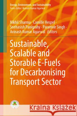 Sustainable, Scalable and Storable E-Fuels for Decarbonising Transport Sector  9789819673872 Springer - książka