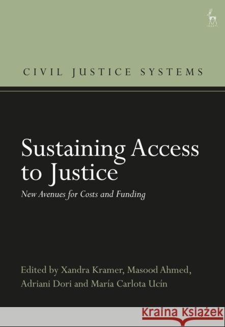 Sustaining Access to Justice  9781509981670 Bloomsbury Publishing (UK) - książka