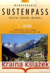 Sustenpass: 2020  9783302302553 Swisstopo, Switzerland - książka