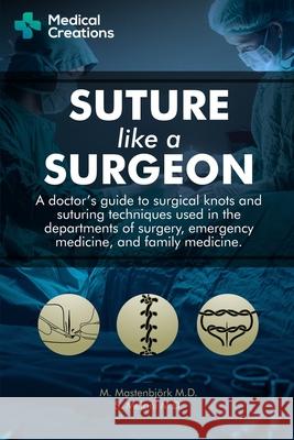 Suture like a Surgeon: A Doctor's Guide to Surgical Knots and Suturing Techniques used in the Departments of Surgery, Emergency Medicine, and Family Medicine S Meloni, M D, Medical Creations, M Mastenbjörk, M D 9781698150857 Independently Published - książka