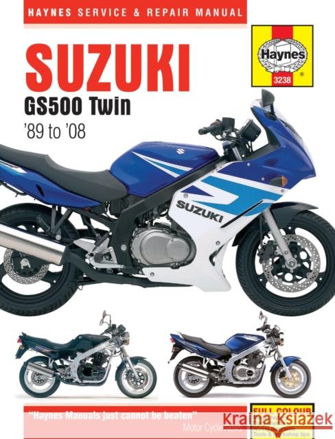 Suzuki GS500 Twin (89 - 08) Haynes Repair Manual Haynes Publishing 9780857339850 Haynes Publishing Group - książka