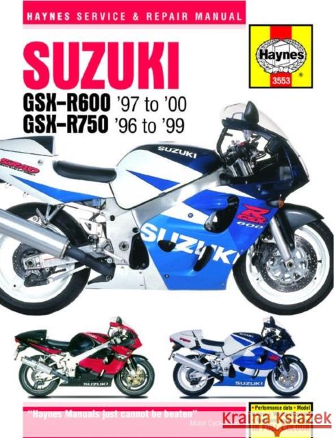 Suzuki GSX-R600 & 750 (96 - 00) Haynes Repair Manual Haynes Publishing 9781785213021 Haynes Publishing Group - książka