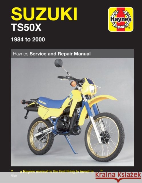 Suzuki TS50X (84 - 00) Haynes Publishing 9781859605264 Haynes Manuals Inc - książka