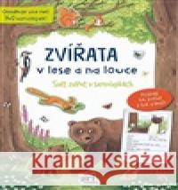 Svět zvířat v samolepkách Zvířata v lese a na louce  8595593845920 Jiri models - książka