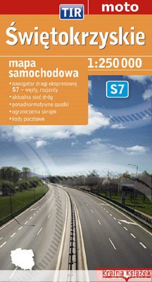 Świętokrzyskie dla zawodowców. TIR. Mapa samoch.  9788374279239 Demart - książka