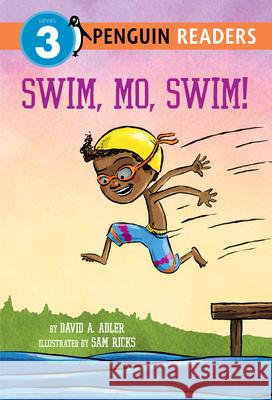 Swim, Mo, Swim! David A. Adler Sam Ricks 9781984836786 Penguin Young Readers Group - książka
