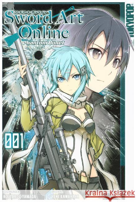 Sword Art Online - Phantom Bullet. Bd.1 Kawahara, Reki; Yamada, Koutarou; Abec 9783842021693 Tokyopop - książka