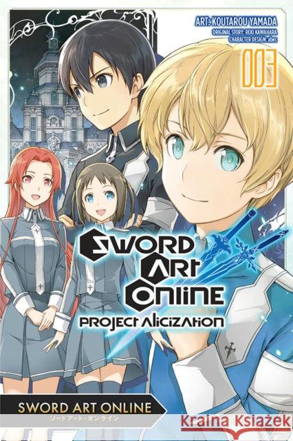 Sword Art Online: Project Alicization, Vol. 3 (manga) Reki Kawahara 9781975318215 Yen Press - książka