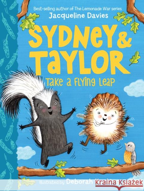 Sydney and Taylor Take a Flying Leap Jacqueline Davies Deborah Hocking 9780358106357 Houghton Mifflin - książka
