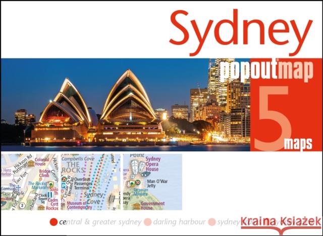 Sydney PopOut Map  9781910218860 Heartwood Publishing - książka