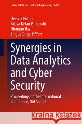 Synergies in Data Analytics and Cyber Security  9789819526796 Springer - książka