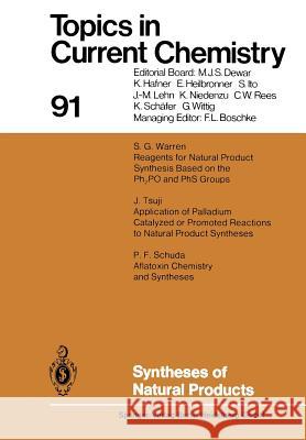 Syntheses of Natural Products S. G. Warren, J. Tsuji, P. F. Schuda 9783662157947 Springer-Verlag Berlin and Heidelberg GmbH &  - książka