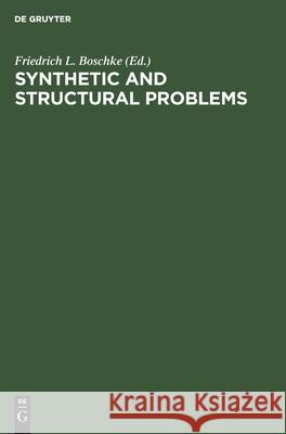 Synthetic and Structural Problems No Contributor 9783112597439 de Gruyter - książka