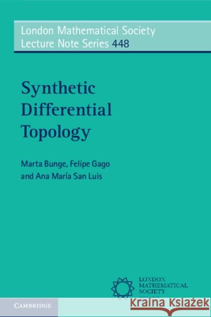 Synthetic Differential Topology M. Bunge Felipe Gag Ana Maraia Sa 9781108447232 Cambridge University Press - książka