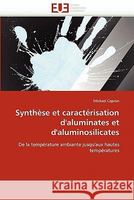 Synthèse Et Caractérisation d''aluminates Et d''aluminosilicates Capron-M 9786131534720 Editions Universitaires Europeennes - książka