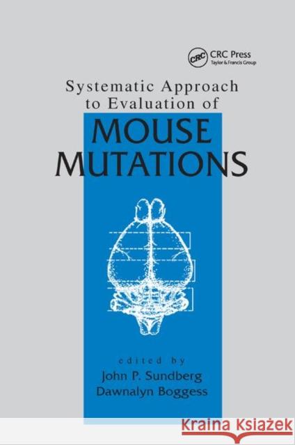 Systematic Approach to Evaluation of Mouse Mutations  9780367399580 Taylor and Francis - książka