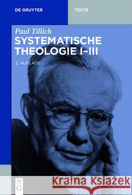 Systematische Theologie I-II Tillich, Paul 9783110460117 de Gruyter - książka