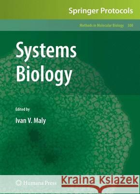 Systems Biology Ivan V. Maly 9781627039499 Humana Press - książka