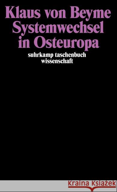 Systemwechsel in Osteuropa Beyme, Klaus von 9783518287309 Suhrkamp - książka