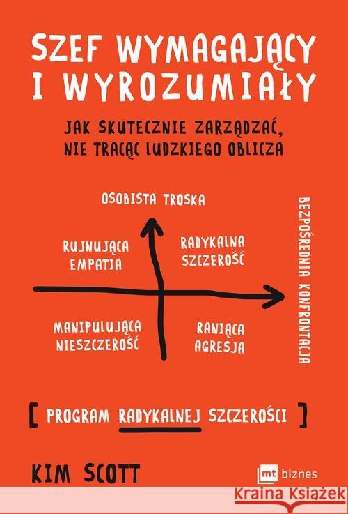Szef wymagający i wyrozumiały Scott Kim 9788380876101 MT Biznes - książka