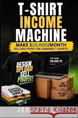 T-Shirt Income Machine: Make $10,000/Month Selling Print-On-Demand T-Shirts Zucker, John 9798191119755 Independently Published - książka
