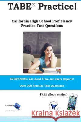 TABE Practice! Test of Adult Basic Education Practice Test Questions Blue Butterfly Books 9781987862058 Blue Butterfly Books - książka