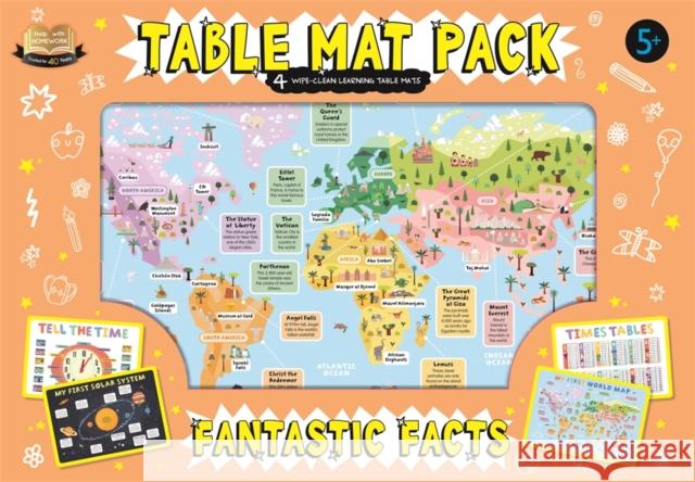 Table Mat Pack: Fantastic Facts Autumn Publishing 9781801081221 Bonnier Books Ltd - książka