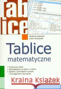 Tablice matematyczne GREG Prucnal Beata Gołąb Piotr Kosowicz Piotr 9788375170108 Greg - książka