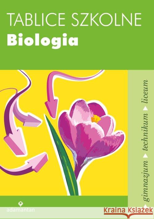 Tablice szkolne Biologia w.2014  9788373502901 Adamantan - książka