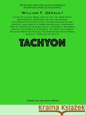 Tachyon William F. DeVault 9781734946925 Venetian Spider Press - książka