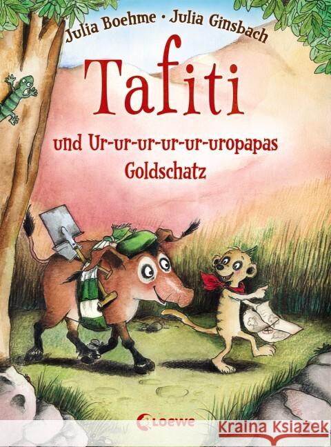 Tafiti und Ur-ur-ur-ur-ur-uropapas Goldschatz Boehme, Julia 9783785578230 Loewe Verlag - książka