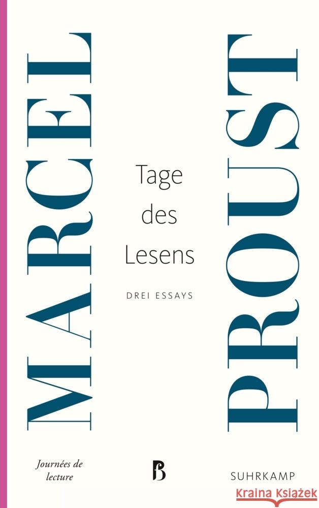 Tage des Lesens Proust, Marcel 9783518473535 Suhrkamp - książka