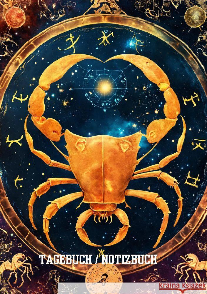 Tagebuch / Notizbuch  Sternzeichen  Krebs Meinecke, Willi 9783384188595 tredition - książka