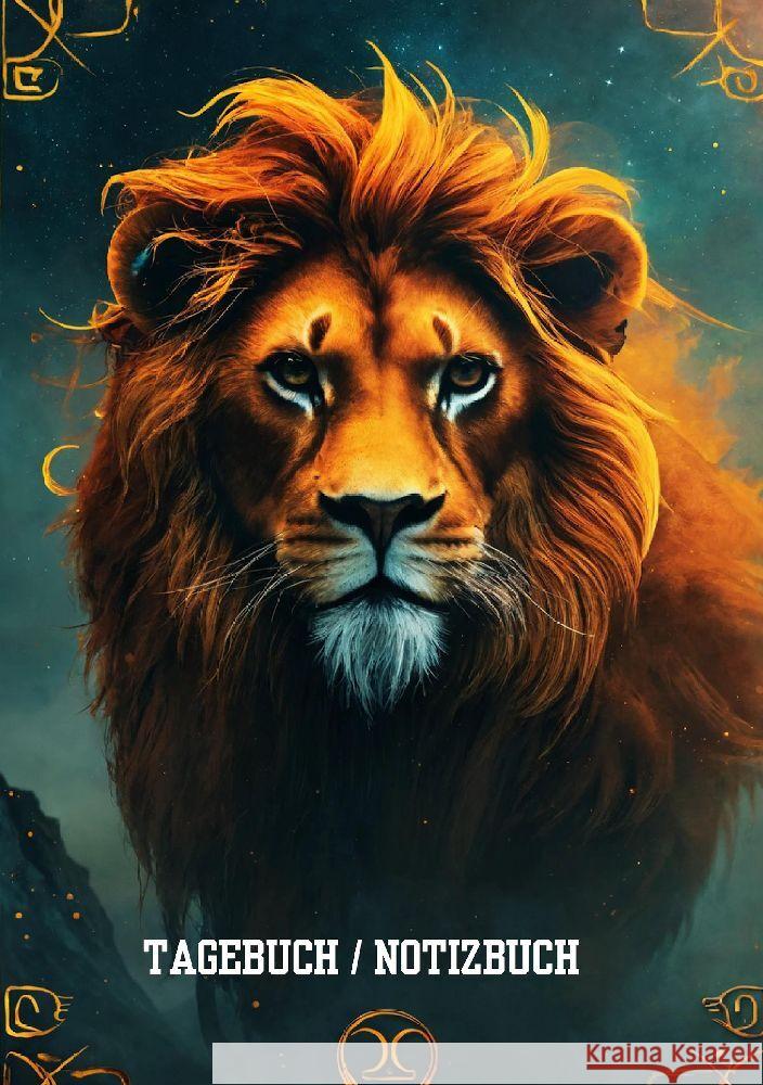 Tagebuch / Notizbuch  Sternzeichen  Löwe Meinecke, Willi 9783384188366 tredition - książka