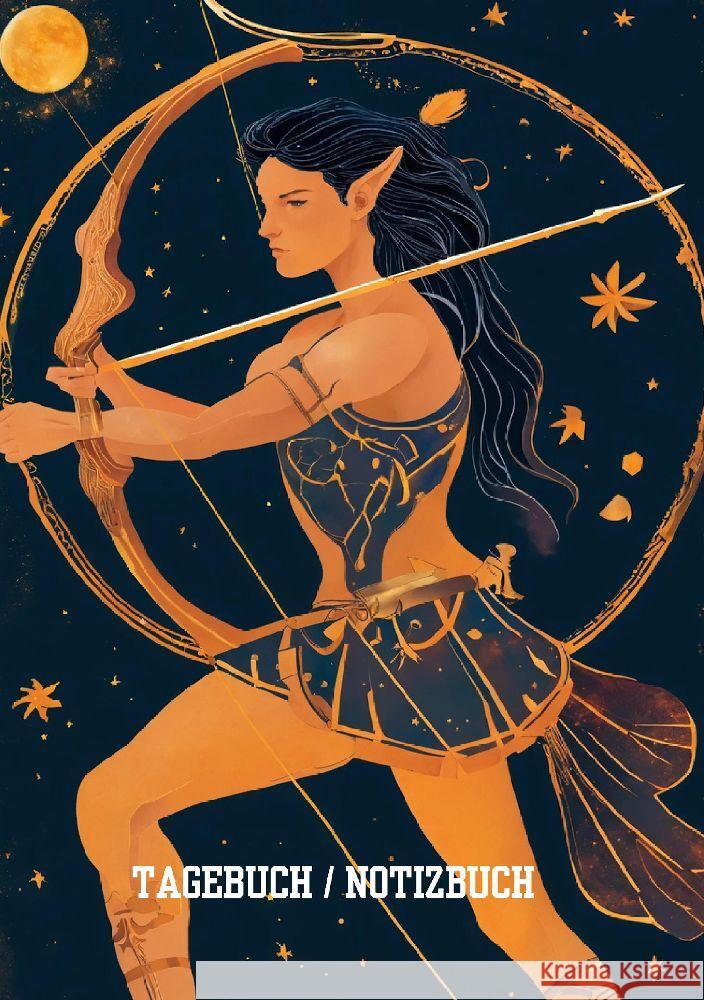 Tagebuch / Notizbuch  Sternzeichen  Schütze Meinecke, Willi 9783384188427 tredition - książka