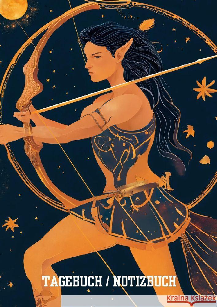 Tagebuch / Notizbuch  Sternzeichen  Schütze Meinecke, Willi 9783384188434 tredition - książka