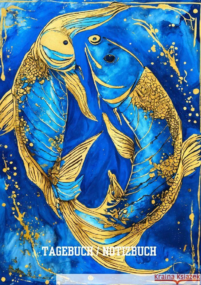 Tagebuch / Notizbuch  Sternzeichen Fisch Meinecke, Willi 9783384207555 tredition - książka