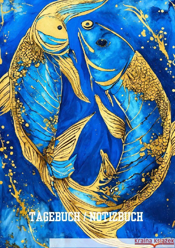 Tagebuch / Notizbuch  Sternzeichen Fisch Meinecke, Willi 9783384207562 tredition - książka