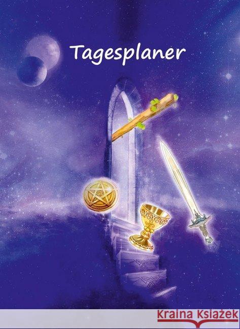 Tagesplaner undatiert A5 für Tageskarten ziehen und Termine Schulze, Angelina 9783967380958 Angelina Schulze Verlag - książka