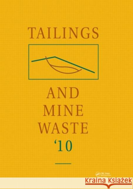 Tailings and Mine Waste 2010 The Organizing Committee of the 14th Int 9780415614559 CRC Press - książka