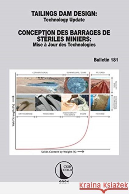 Tailings Dam Design / Conception des Barrages de Steriles Miniers: Technology Update / Mise a Jour des Technologies Cigb Icold 9780367770464 Taylor & Francis Ltd - książka