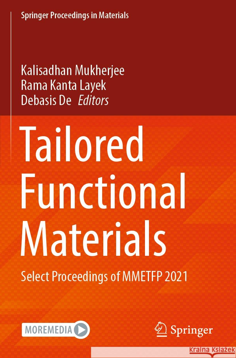 Tailored Functional Materials  9789811925740 Springer Nature Singapore - książka