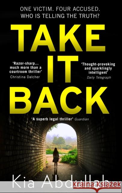 Take It Back Kia Abdullah 9780008314712 HarperCollins Publishers - książka