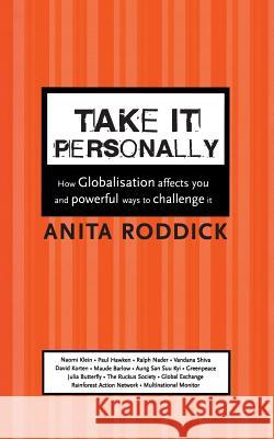 Take It Personally Roddick, Anita 9780007161737 HARPERCOLLINS PUBLISHERS - książka