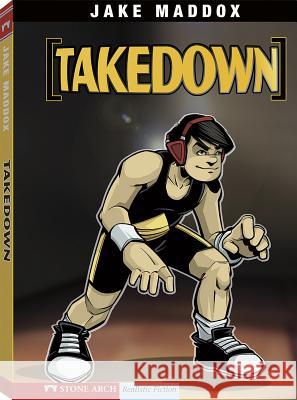 Takedown Jake Maddox 9781434208705 Stone Arch Books - książka