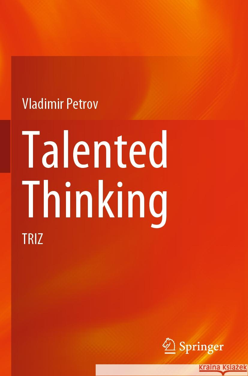 Talented Thinking Vladimir Petrov 9783031155079 Springer International Publishing - książka