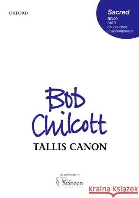 Tallis Canon  9780193357129 Oxford University Press - książka